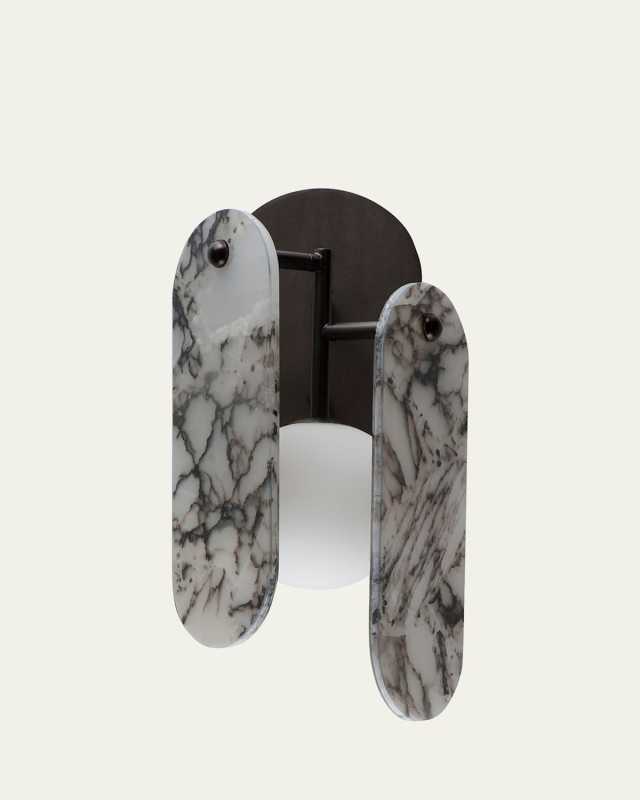 Nina Magon Design from Studio M Megalith Wall Sconce Striae Arya